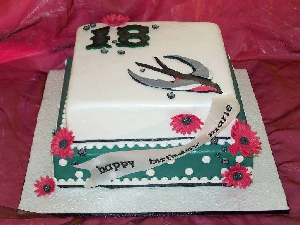 Decorazioni torte di compleanno 18 anni