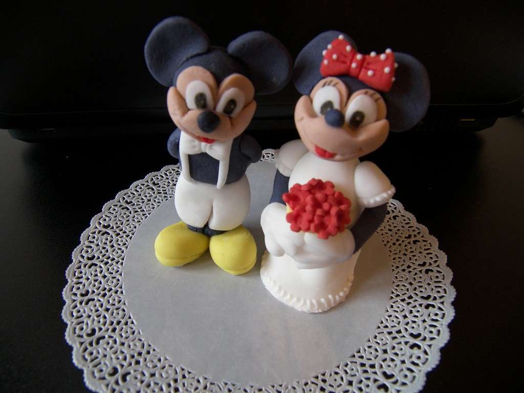 Decorazione Minnie sposa