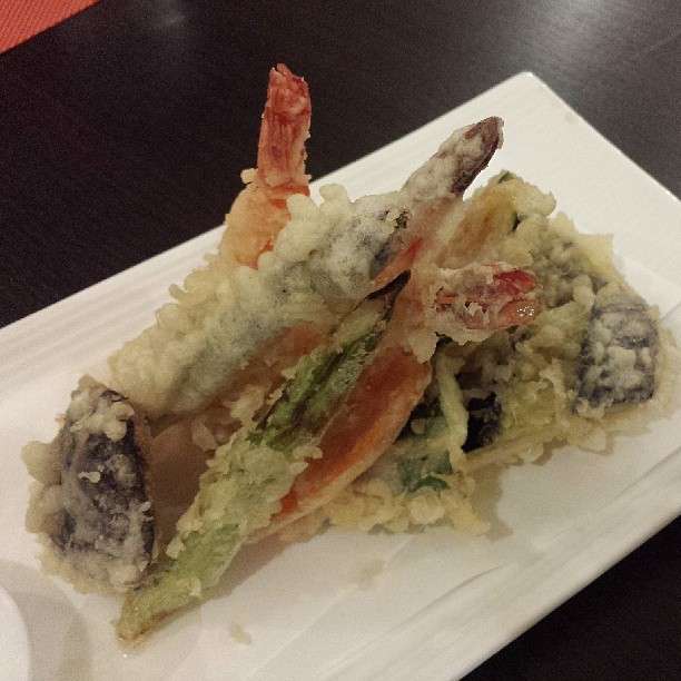 Misto di tempura per antipasto