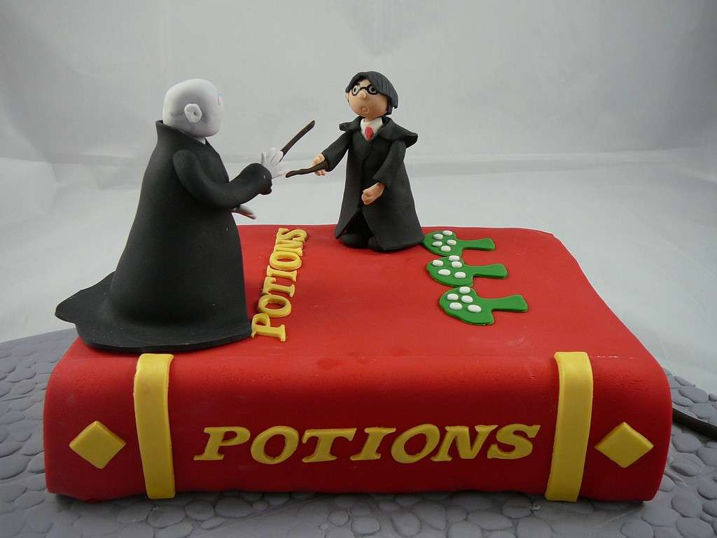 Personaggi Harry Potter in cioccolato plastico