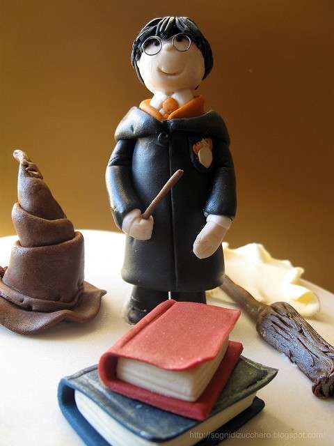Pupazzo di Harry Potter in cioccolato plastico