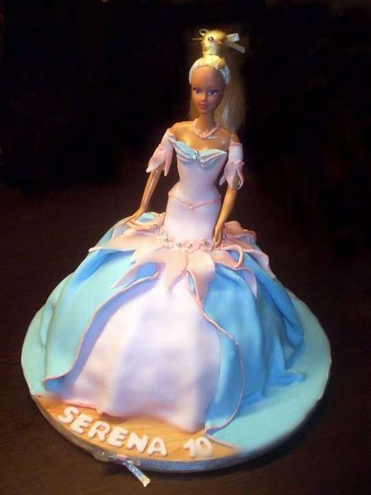 Torta di Barbie per ragazze