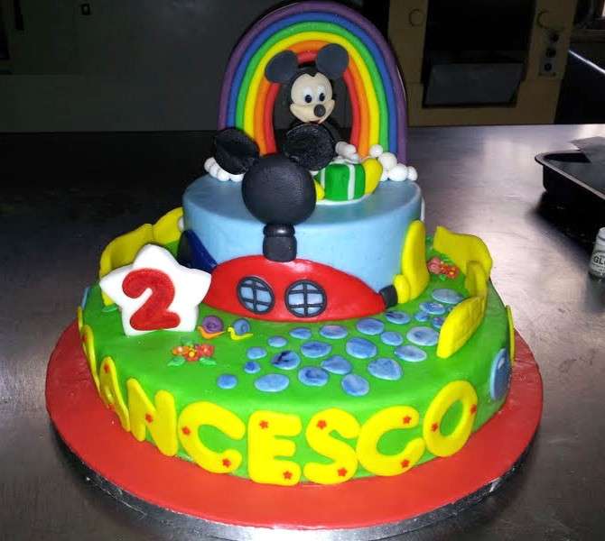 Torta mille colori di Topolino
