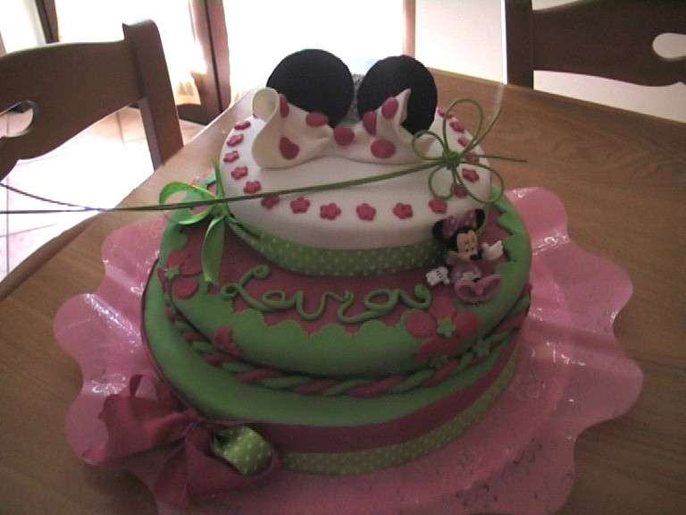 Torta Minnie primaverile