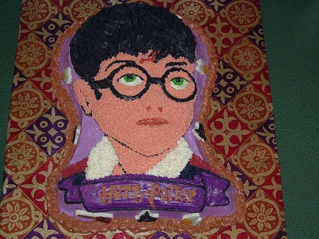 Volto Harry potter in crema di burro