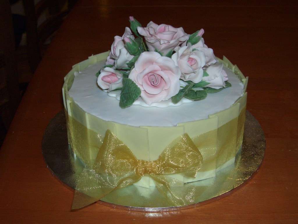 Bouquet di rose come decorazione