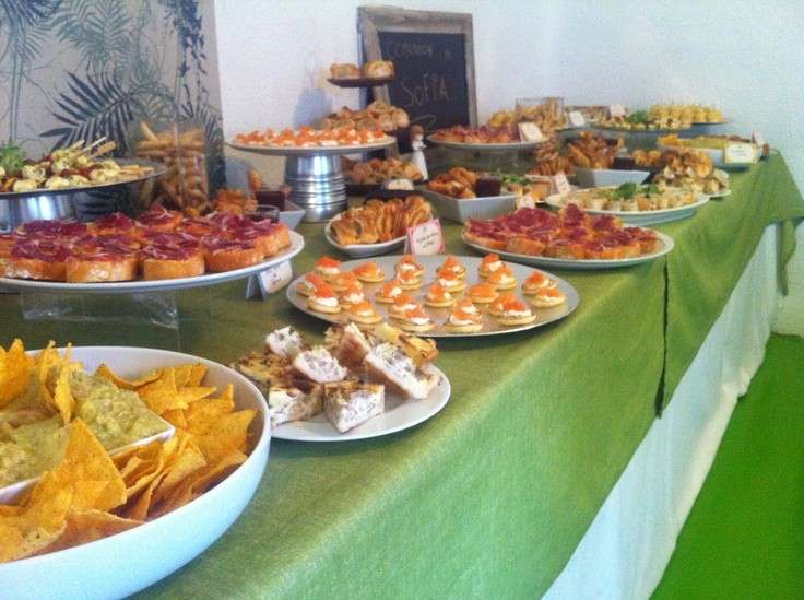 Buffet antipasti per prima Comunione