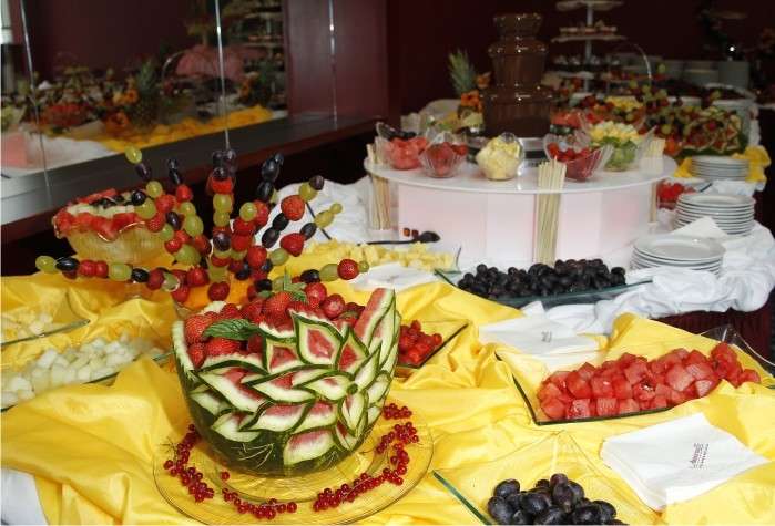 Buffet di frutta per Cresima