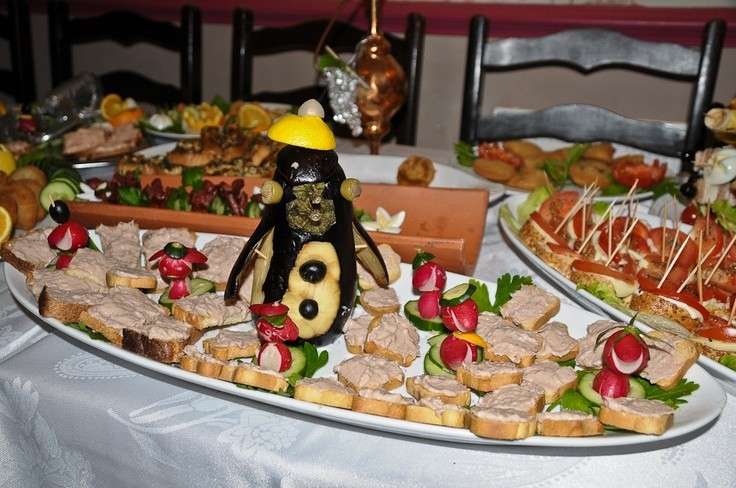 Piatti vari per buffet prima Comunione