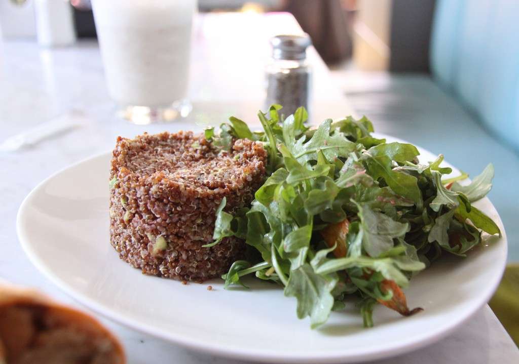 Tortino di quinoa rossa
