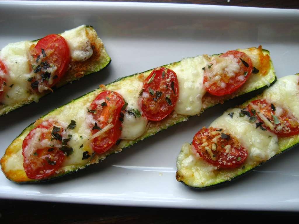 Zucchine farcite con formaggio