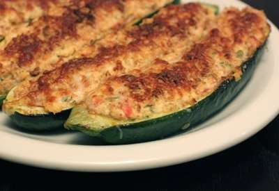 Zucchine ripiene vegetariane