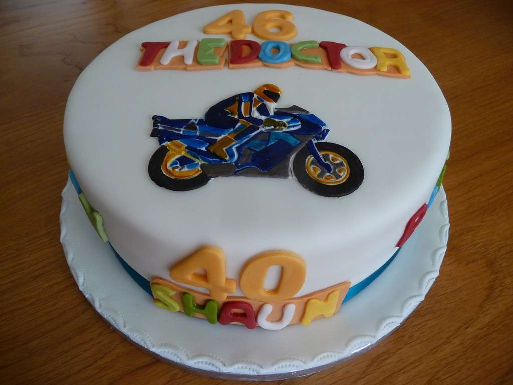 Torta per appassionati moto GP