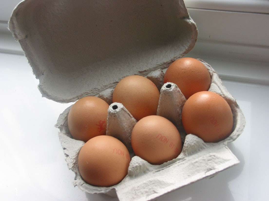 Uova da conservare in frigo