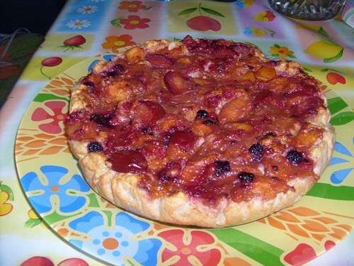 Crostata con frutti autunnali