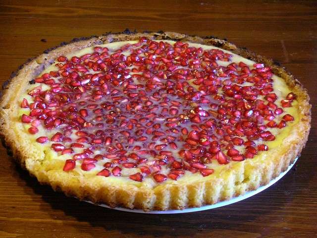 Crostata di melograno