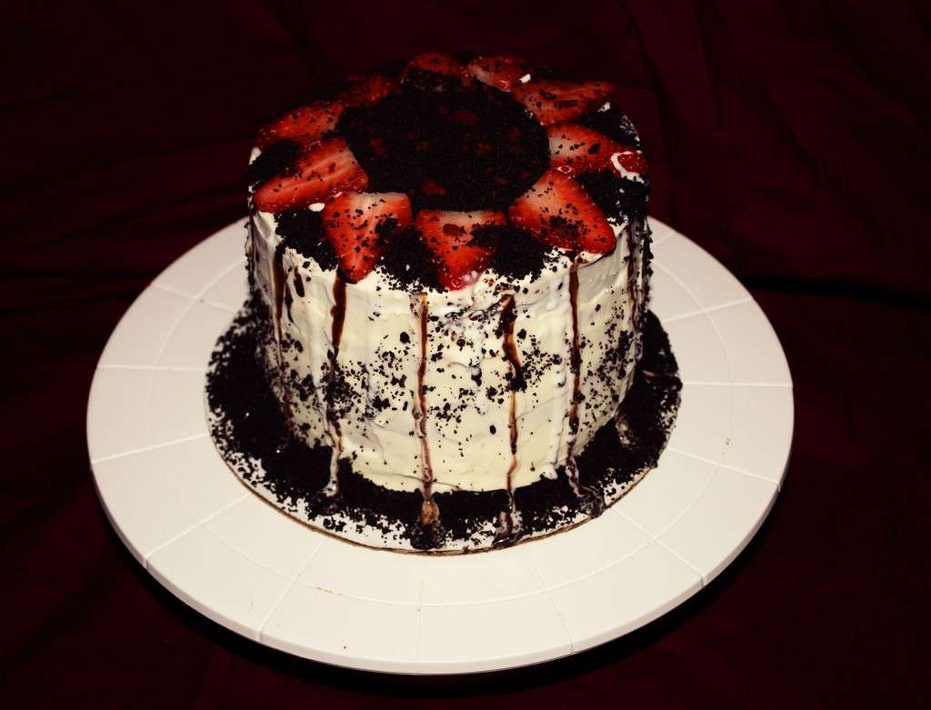 Red Velvet cake con Oreo