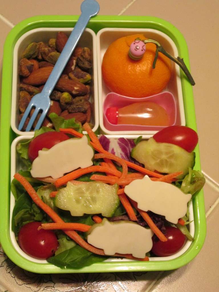 Insalata leggera con maialini