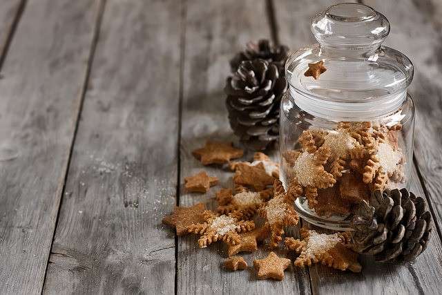 Barattolo di vetro per biscotti