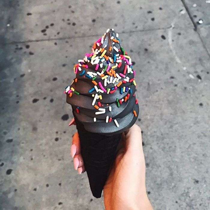 Il gelato total black