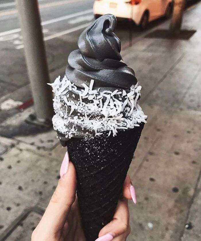 Il gelato tutto nero