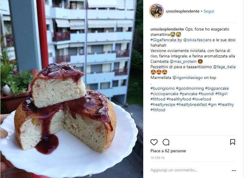 Ciccio pancake con marmellata