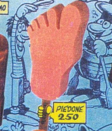 Piedone gelato
