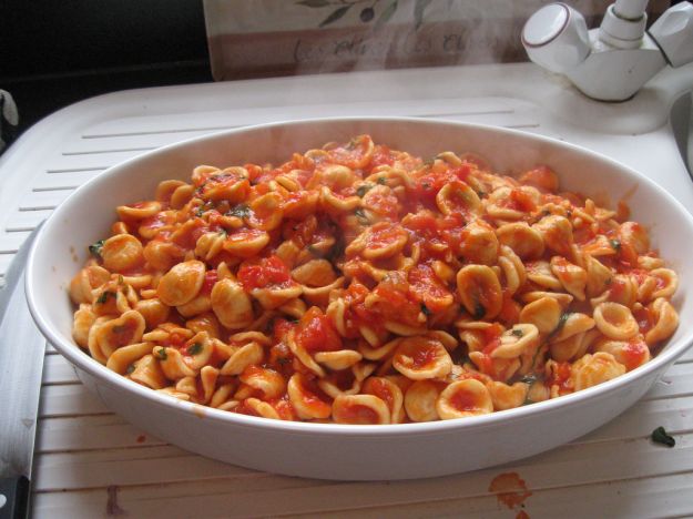 orecchiette al pomodoro