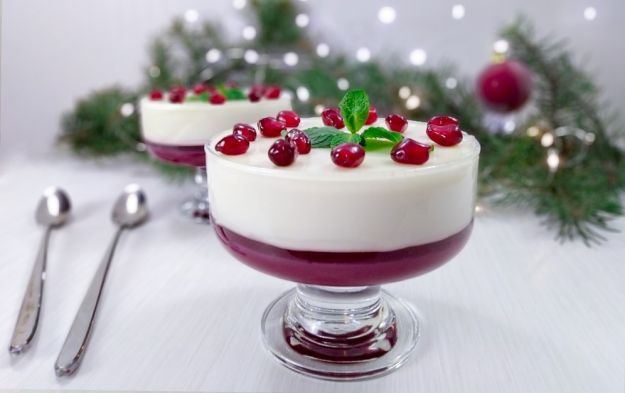 panna cotta natalizia