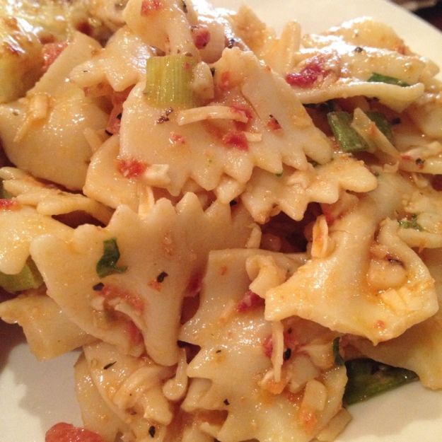 Pasta con pesto alla trapanese