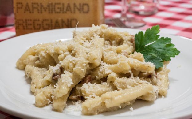 pasta con carciofi e pancetta