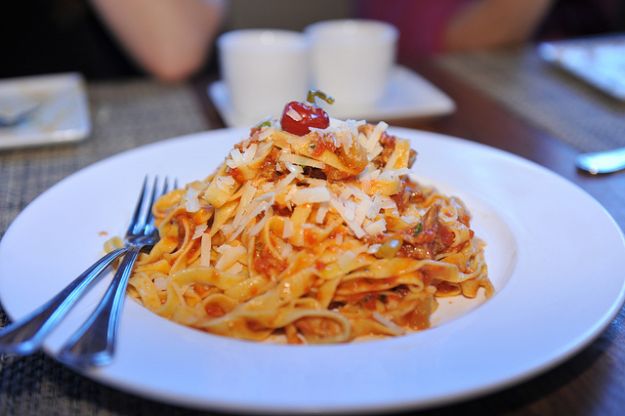 pasta con salsiccia