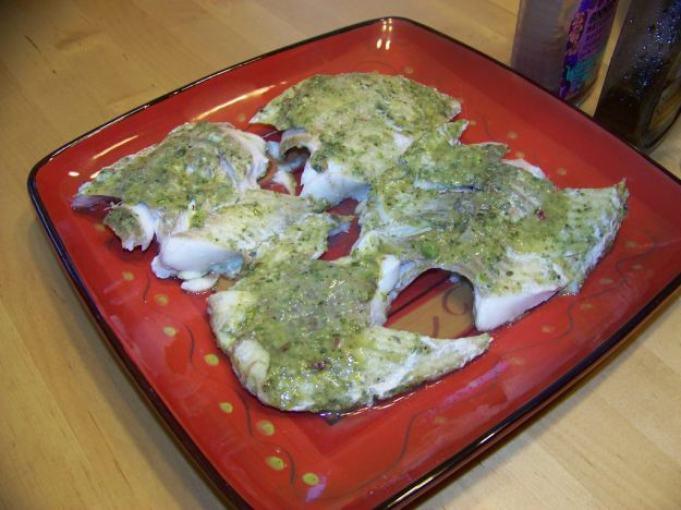 pesce al pesto
