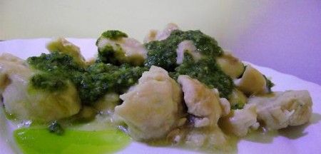 petto di pollo al pesto genovese