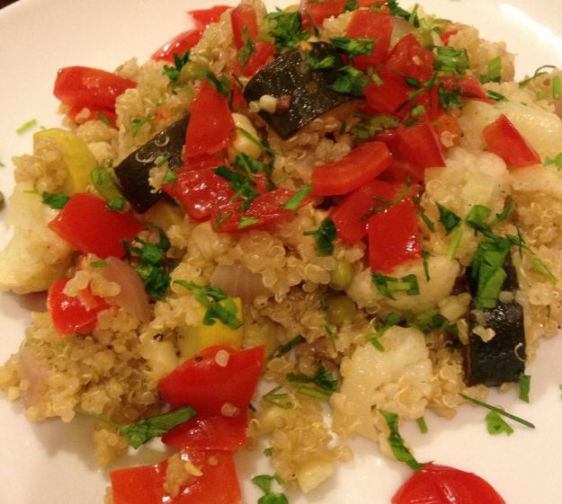 pilaf quinoa verdure
