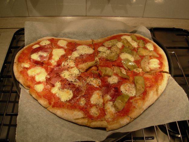 pizza a cuore