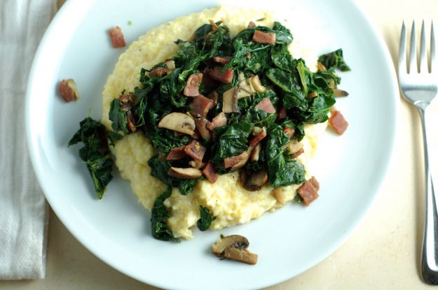 Polenta alla toscana con cavolo nero