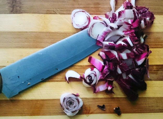 radicchio rosso in padella