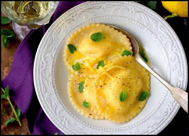 Ravioli al limone