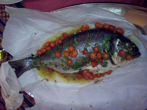ricetta orata al cartoccio