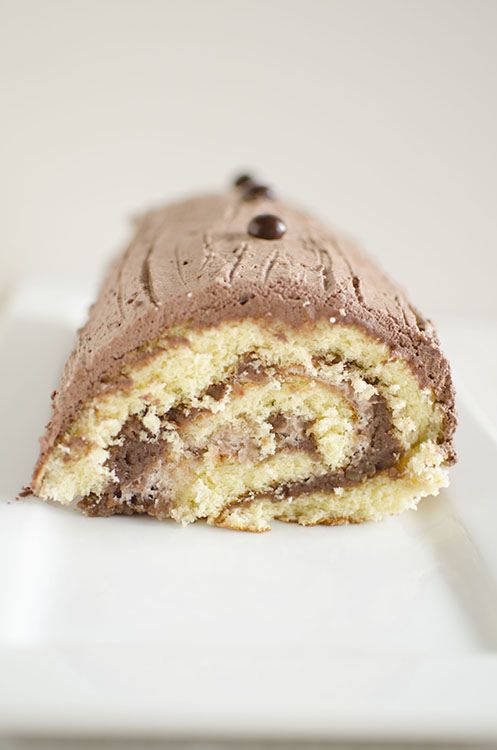 rotolo di confettura di castagne