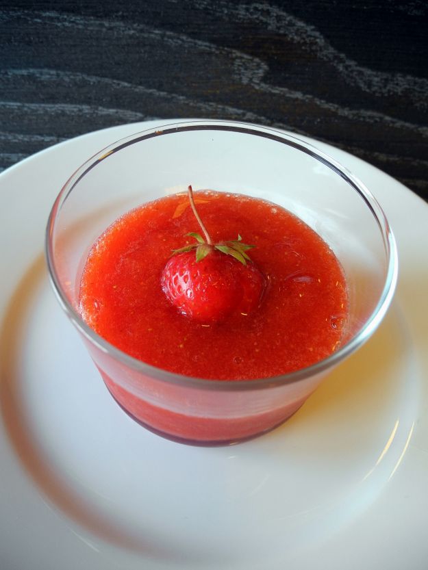 sorbetto alle fragole