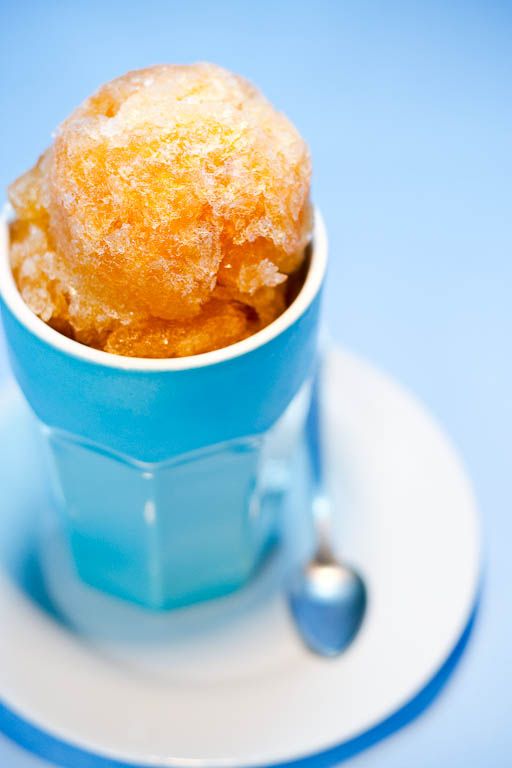 sorbetto di te alla pesca