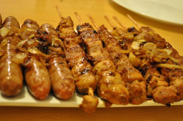 Spiedini di salsiccia