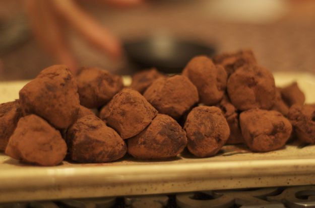Tartufini al caffè e cioccolato