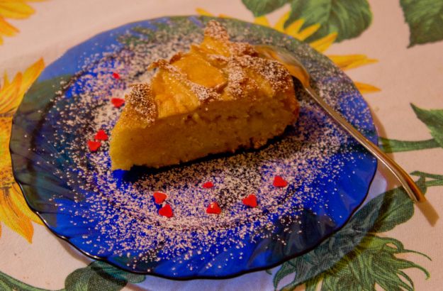 Torta di mele al cucchiaio