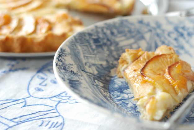 torta di mele sottile