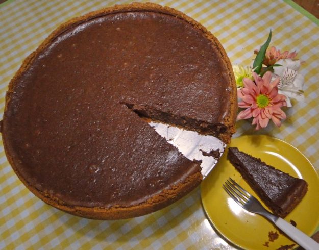 torta di ricotta al cioccolato