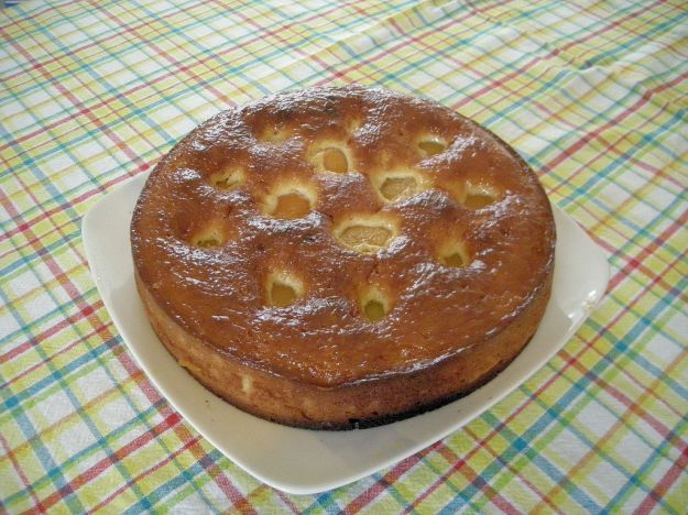 Torta soffice alle albicocche
