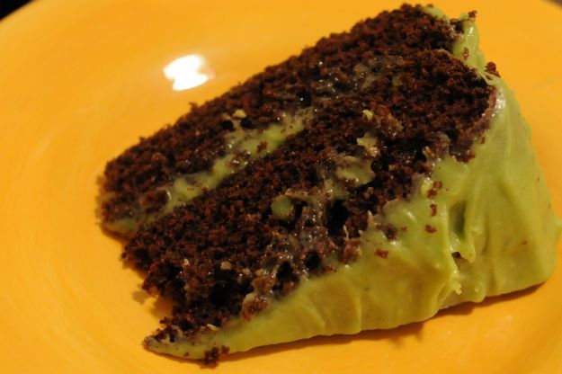 torta vegana cioccolato e avocado